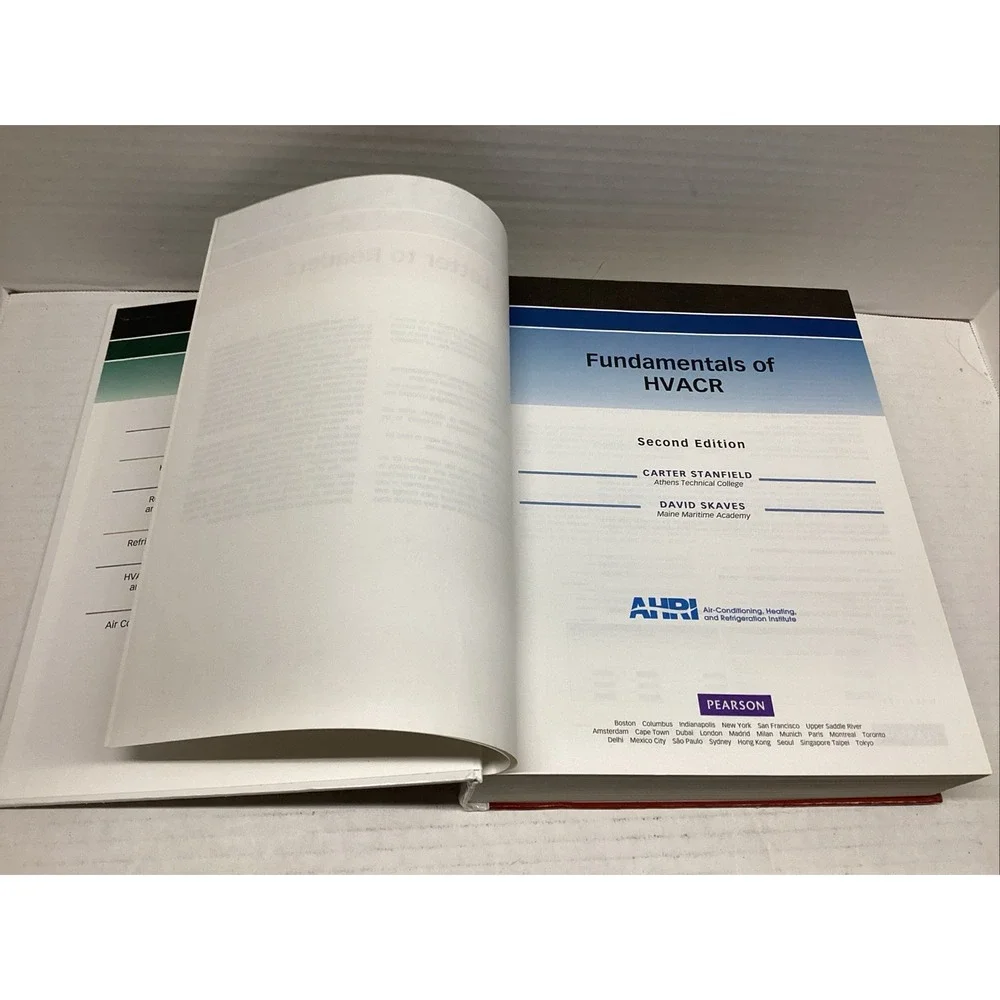 Fundamentals of HVACR by AHRI Staff, David Skaves and Carter Stanfield (2012,...